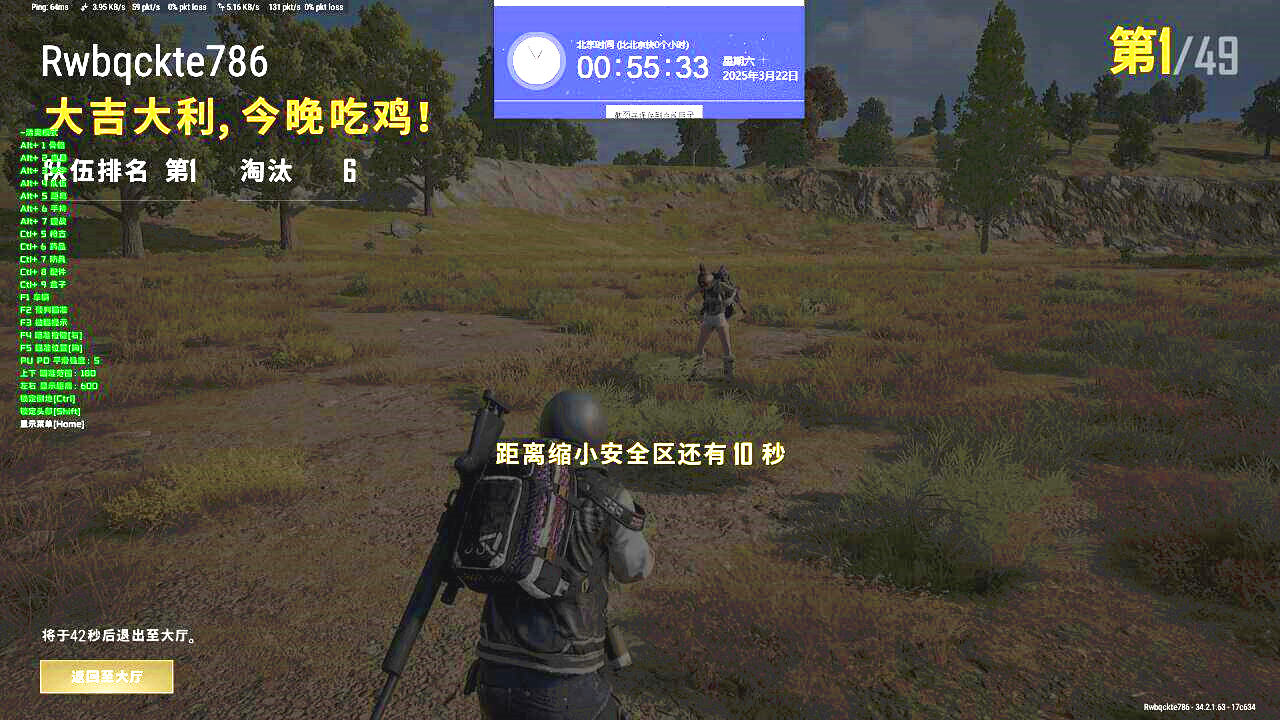 绝地求生逍遥辅助效果图