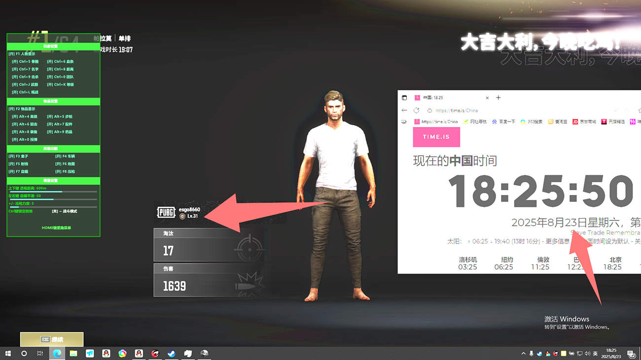 绝地求生辅助,PUBG奥斯卡辅助效果图