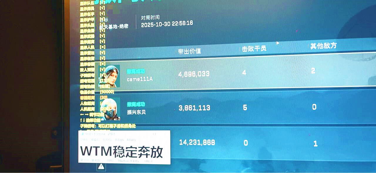 三角洲WTM辅助效果图