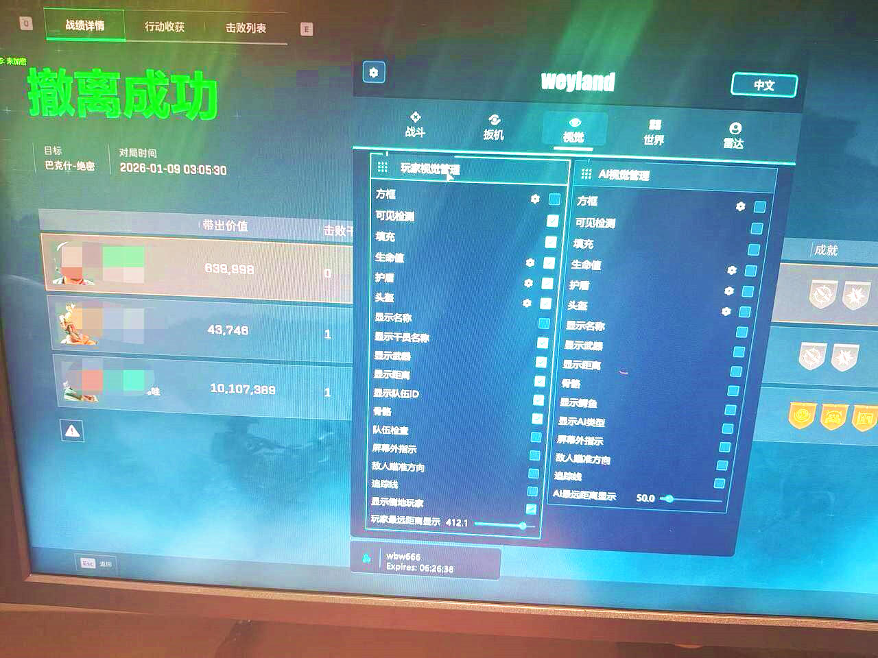 三角洲行动FX-Weyland辅助效果图